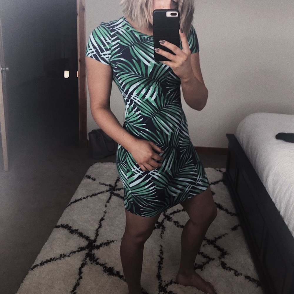 Pattered Old Navy Slim Dress